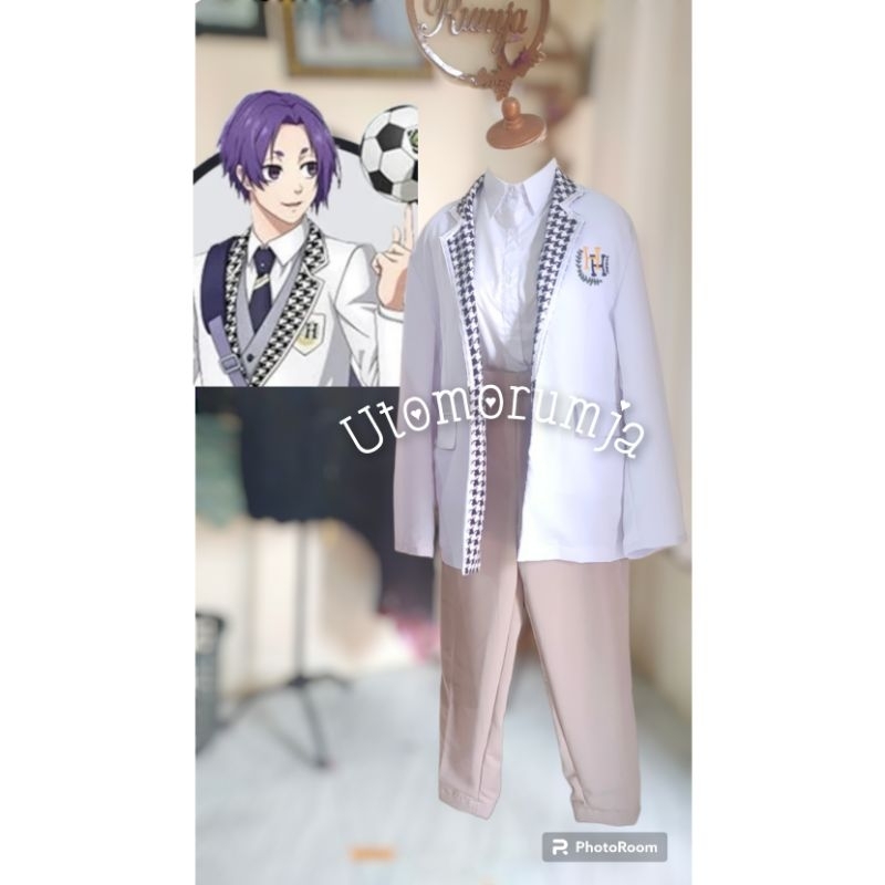utomorumja HOLOUN kostum Cosplay Anime Reo Mikage DK seragam sekolah bordir 