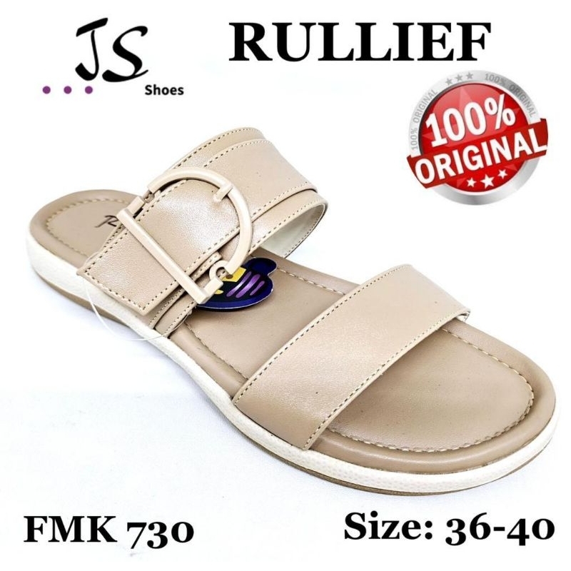 RULLIEF FMK 730 - SANDAL SLOP CASUAL WANITA DEWASA MERK RULLIEF ORIGINAL
