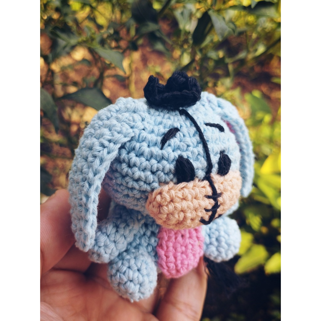 Boneka Rajut | Boneka Eeyore - Winnie The Pooh | Boneka Eeyore | Amigurumi | Crochet