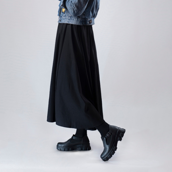 morningbell jihan - sepatu boots wanita korean looks / boots fashion / sepatu docmar