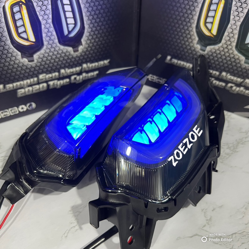 LAMPU SEN DEPAN JPA NMAX 155 NEW 2020 2021 2022 2023 MODEL CYBER SEIN JPA NEW NMAX 155 ABS NON ABS