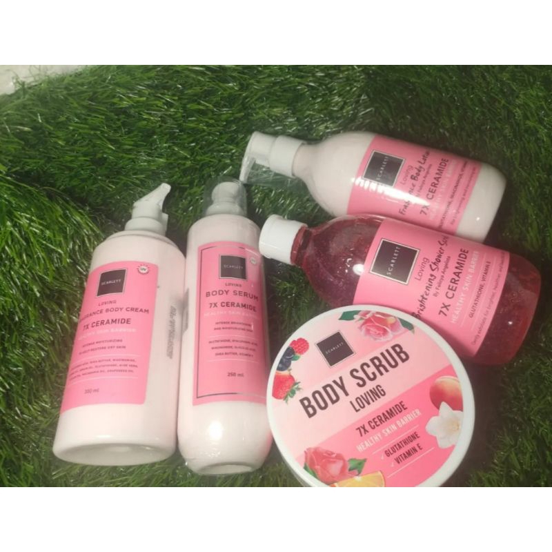 satu paket scarlett mebuat kulit lebih cerah