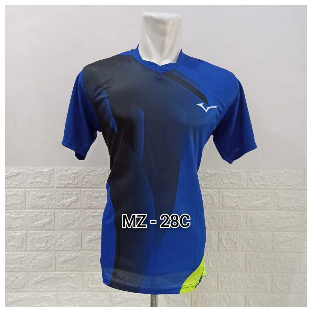 Kaos Voli Ball Printing Motif Bola Voli Daun Bermacam Warna