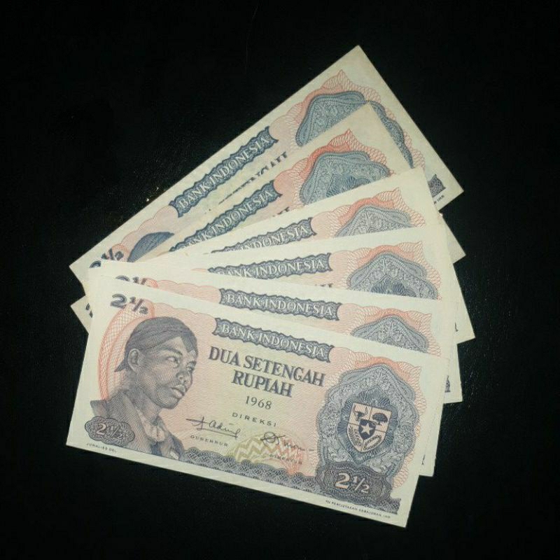 Uang Kuno Seri Sudirman Pecahan 2.5 Rupiah