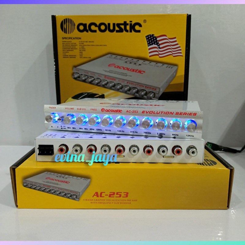 Preamp parametrik Acoustic AC-253 ADA 11 band high quality