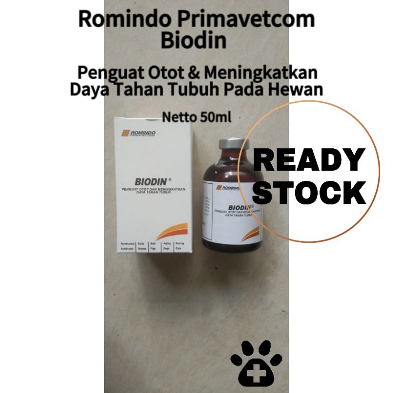 ROMINDO PRIMAVETCOM -  BIODIN INJEKSI 50ml