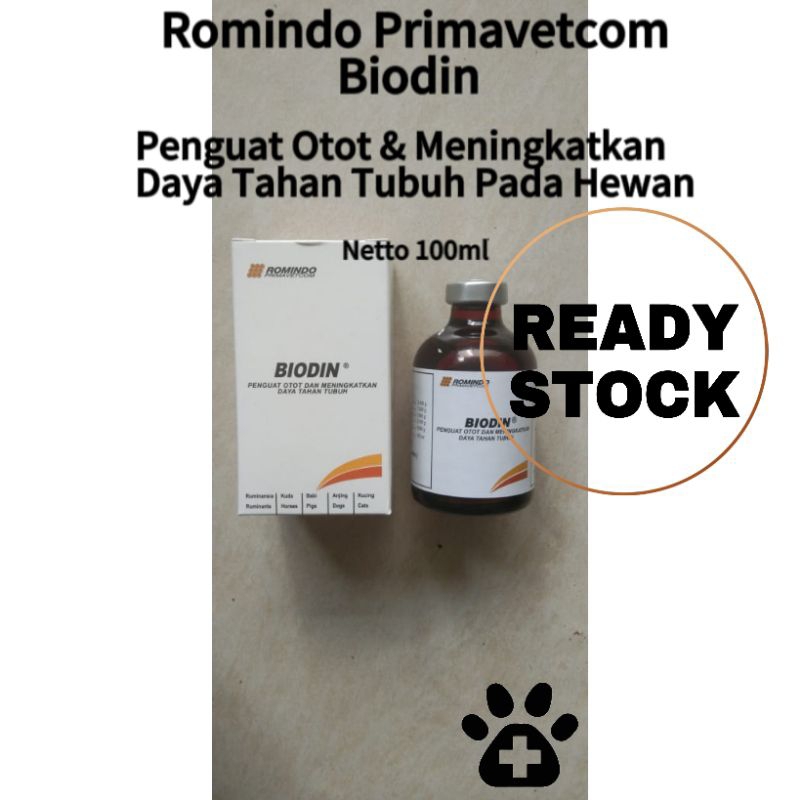 ROMINDO PRIMAVETCOM - BIODIN INJEKSI 100ml