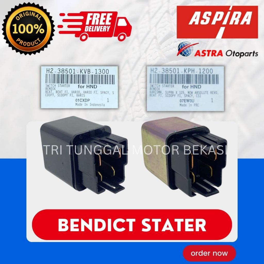 [READY COD] BENDIK STARTER ASPIRA / SWITCH STATER / SWIT STATER / OTOMATIS STATER VARIO / VARIO FI /