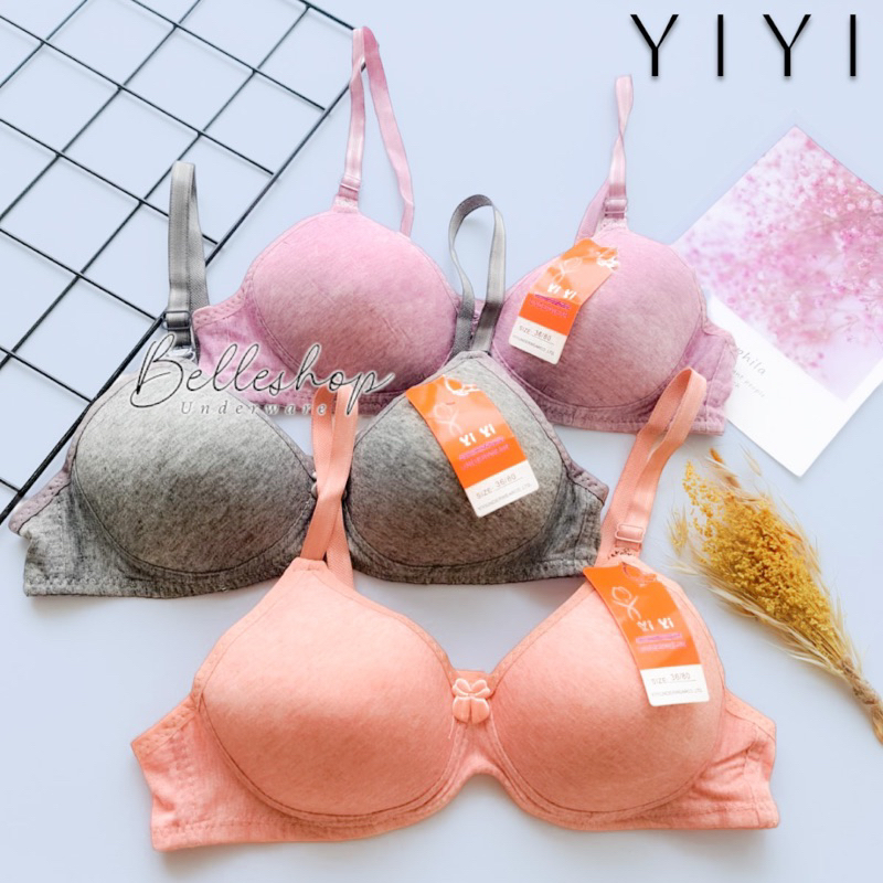 BH / Bra YIYI Busa Tipis Tanpa Kawat Import / BH Remaja Dewasa Import