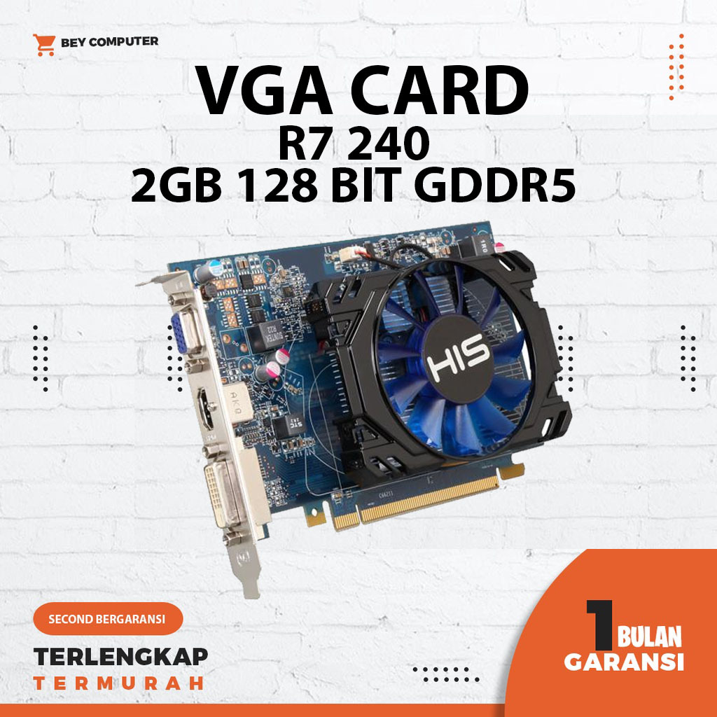 Vga HIS R7 240 2Gb 128 Bit gddr5