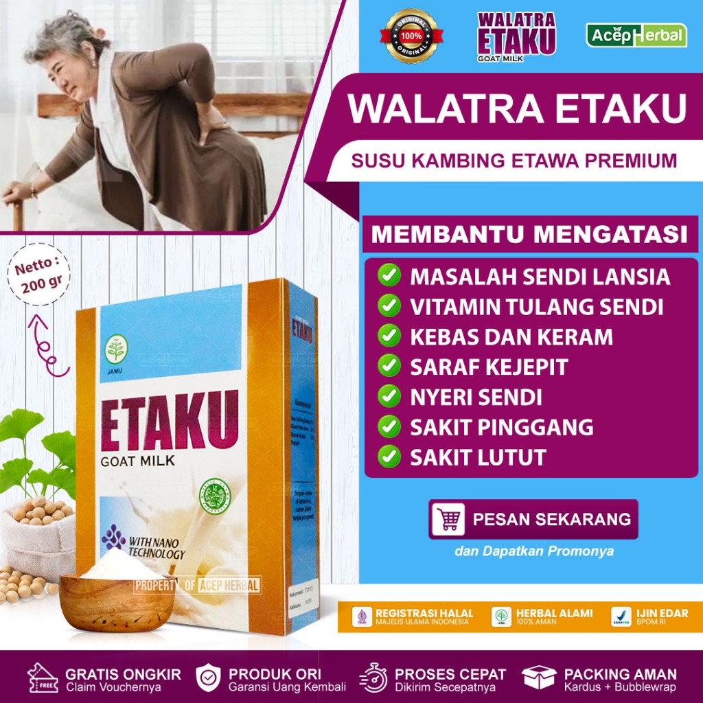 Vitamin Tulang Dan Sendi Lansia Sakit Tulang Sendi Kebas dan Keram Obat Nyeri Sendi Lutut Sakit Ping