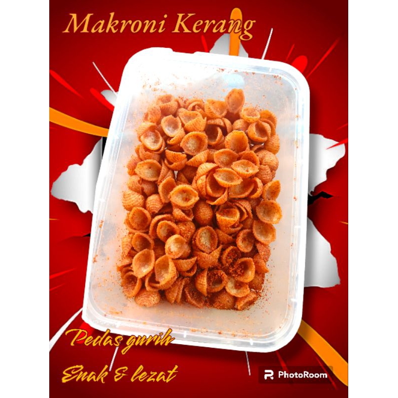 

Makroni Kerang Pedas Gurih kemasan box