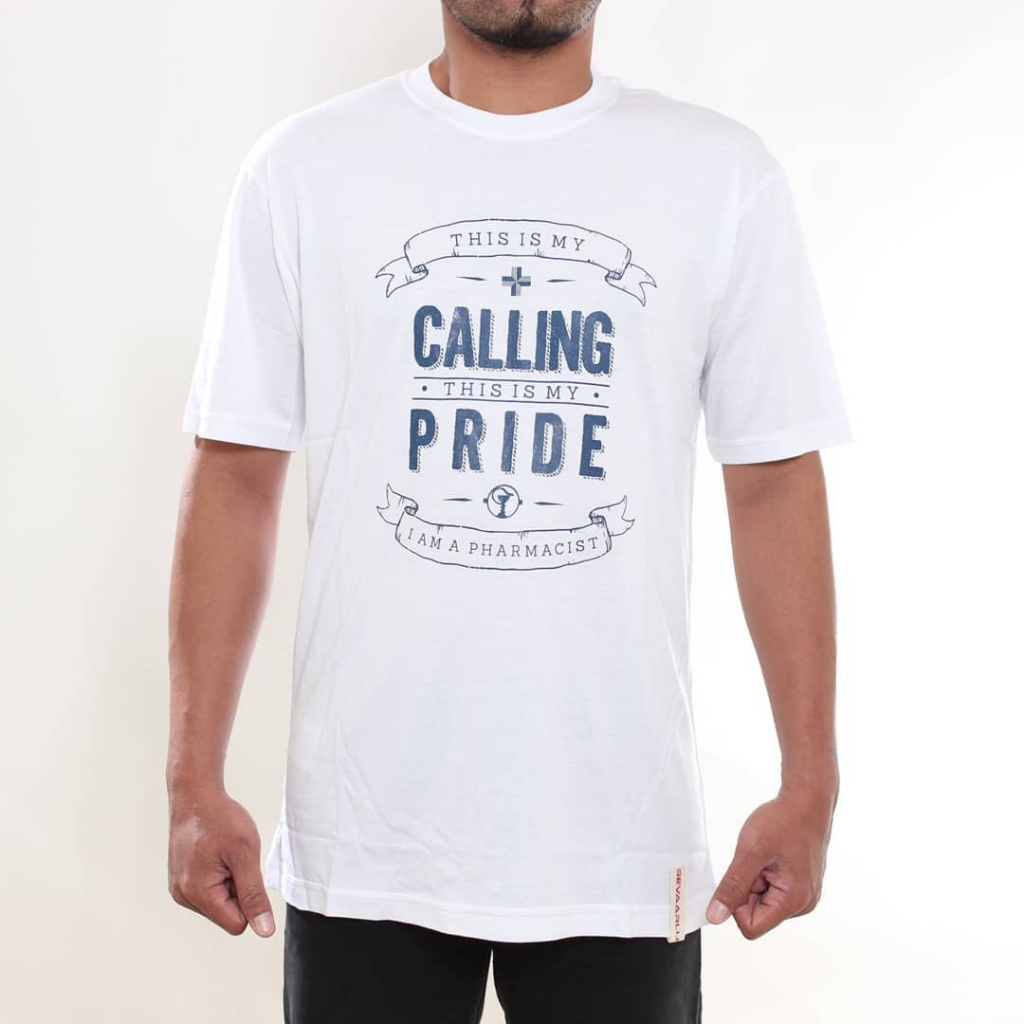 Kaos CALLING PRIDE Farmasi Apoteker Pharmacy Gevaarlijk Indonesia Original