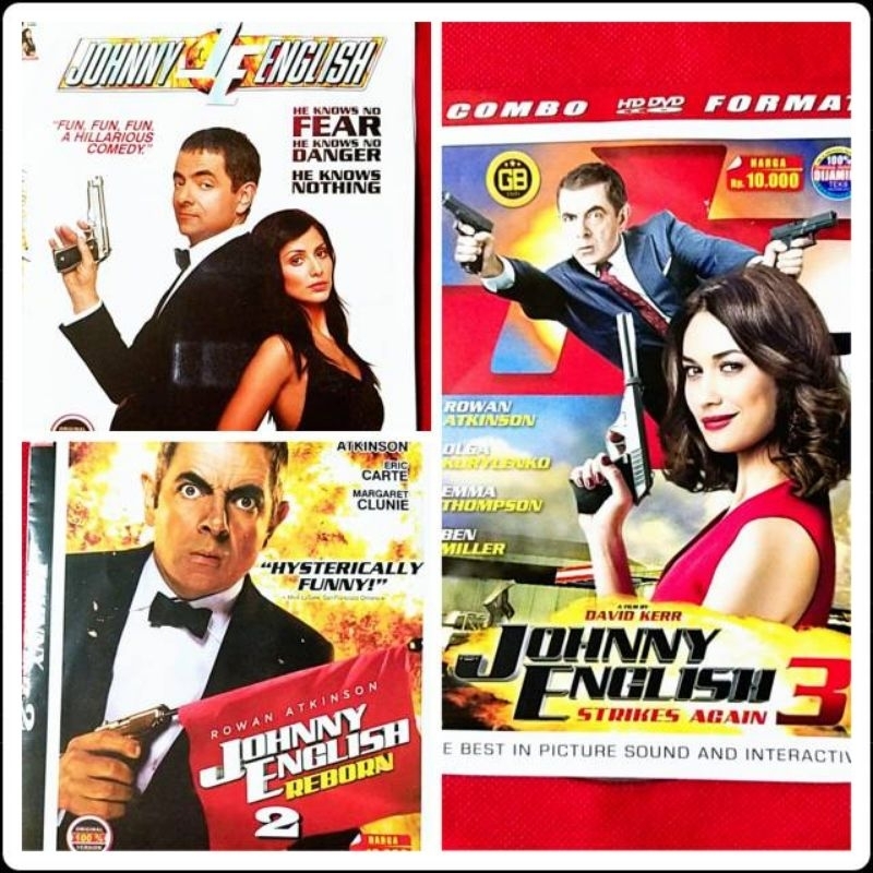 KASET DVD MR BEAN JOHNNY ENGLISH-KASET DVD MR BEANS HOLIDAY