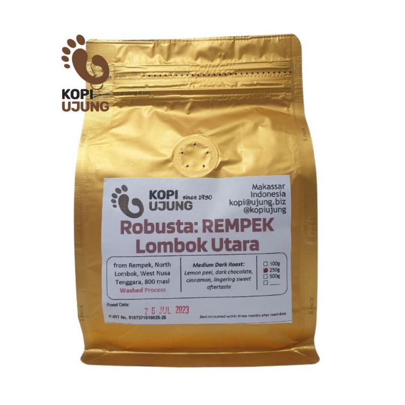 

Kopi Ujung Robusta Rempek Lombok Utara 200gr