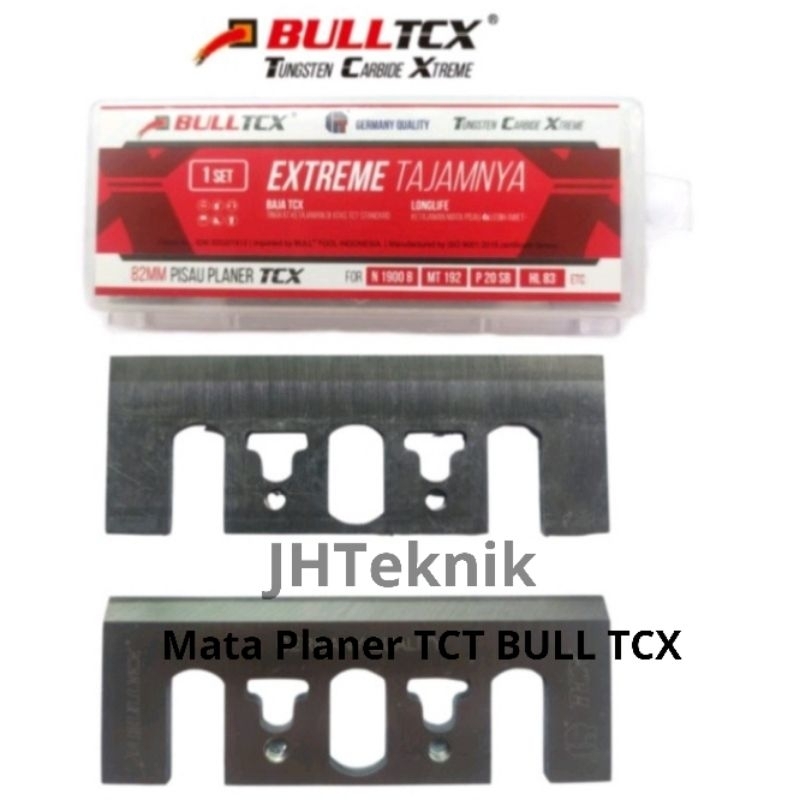 JHteknik Mata Pisau Planer TCT BULL TCX/Planer Blade TCT BULL TCX