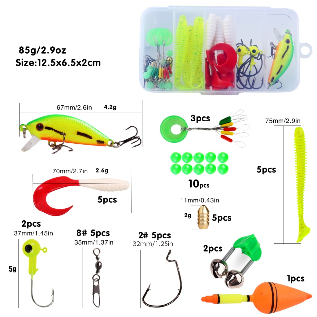 Sougayilang peralatan pancing kail pancing 0 1umpan ikan palsu  umpan ikan umpan mainan ikan umpan c