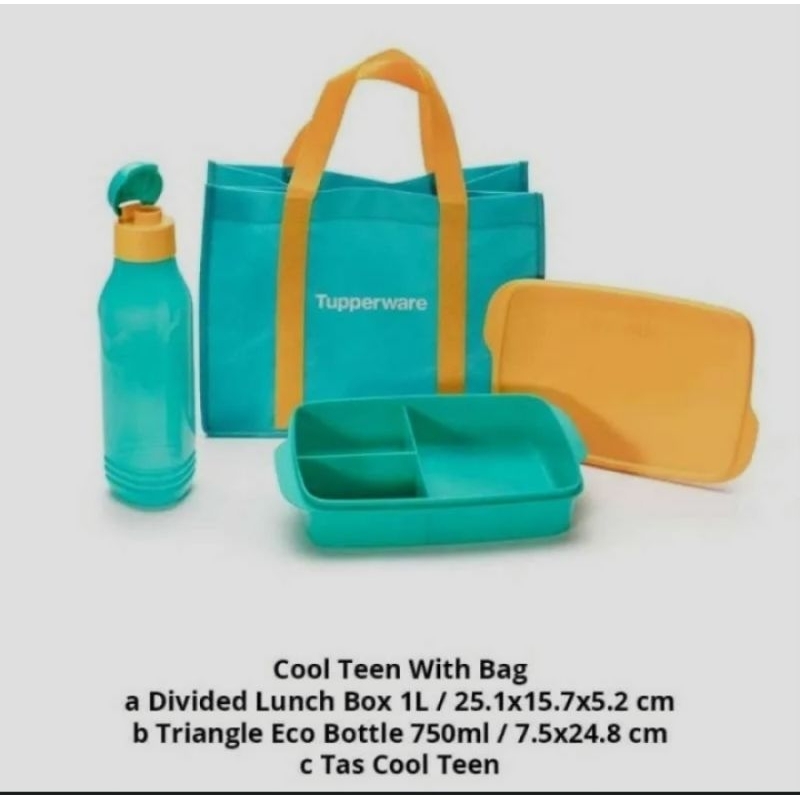 cool teen set free tas tupperware