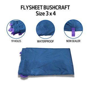 Flysheet rivermount full sealer 100% Waterproof Outer Tarptent Atap Tenda Terpal Mancing Bushcraft b