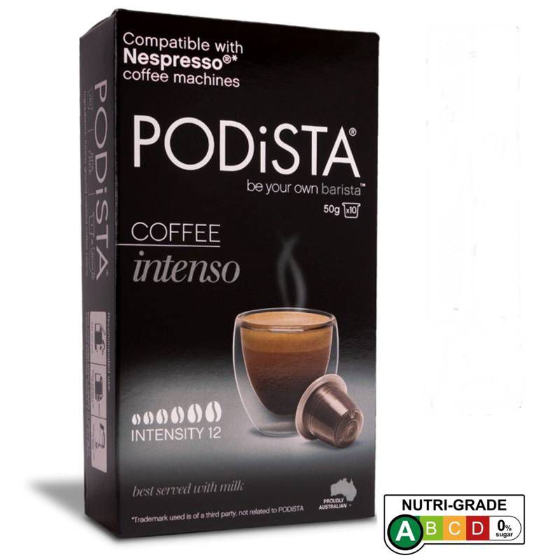 

Podista Intenso Nespresso Coffee Pods 10 pc|Brand:PODISTA