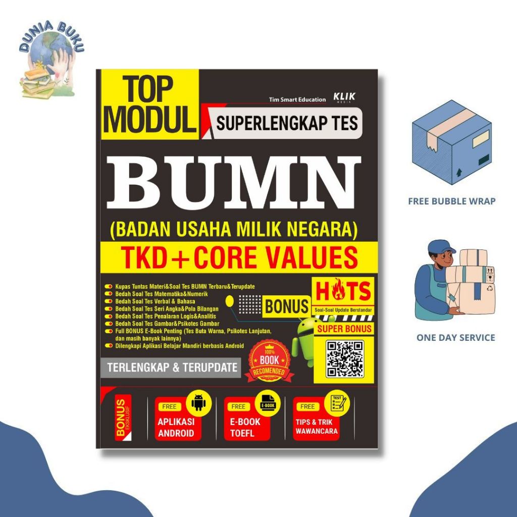 BUKU TES BUMN : TOP MODUL SUPERLENGKAP TES BUMN