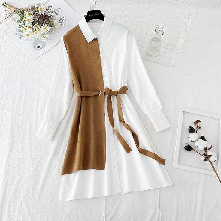 Baju Wanita - Terana Tunik Viral Twotone