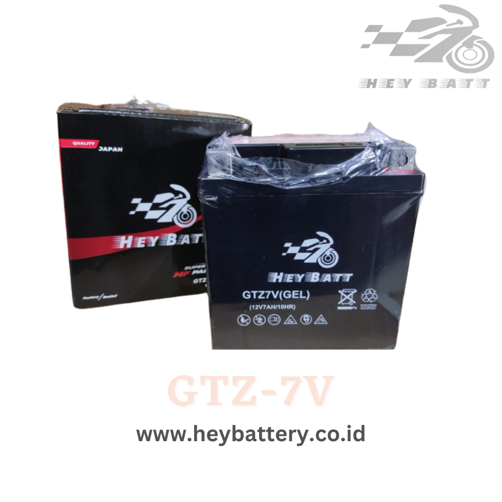 Aki motor Heybatt GTZ-7V GEL (untuk motor NMAX )