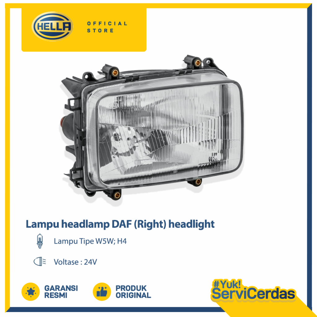 Lampu headlamp DAF (Right) headlight - Lampu depan mobil