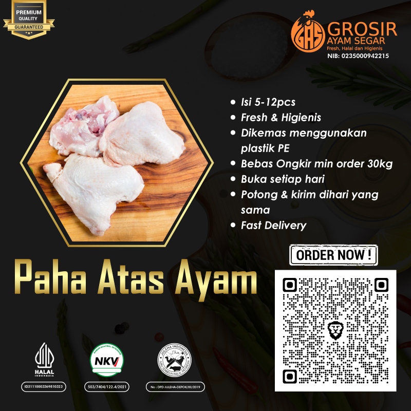 

Paha Ayam Bagian Atas Segar 1Kg