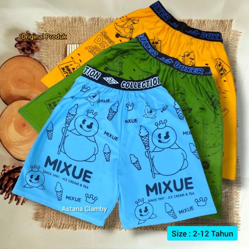 Celana Pendek Boxer Anak Cowok Cewek Usia 1-12 Tahun Termurah Langsung Konveksi