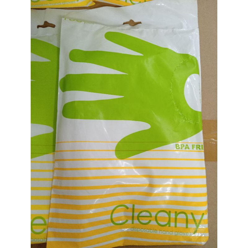 Sarung Tangan Plastik Cleany