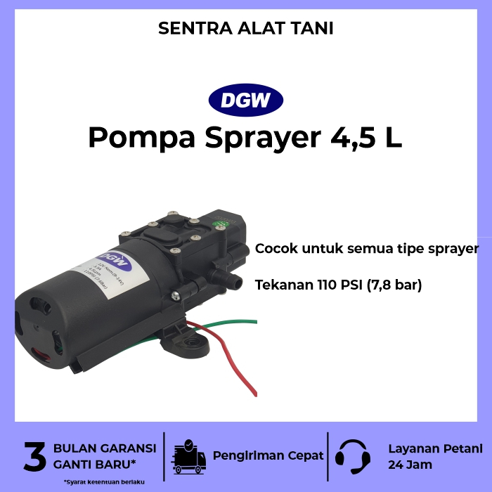 Pompa Sprayer DGW Elektrik 4,5 L