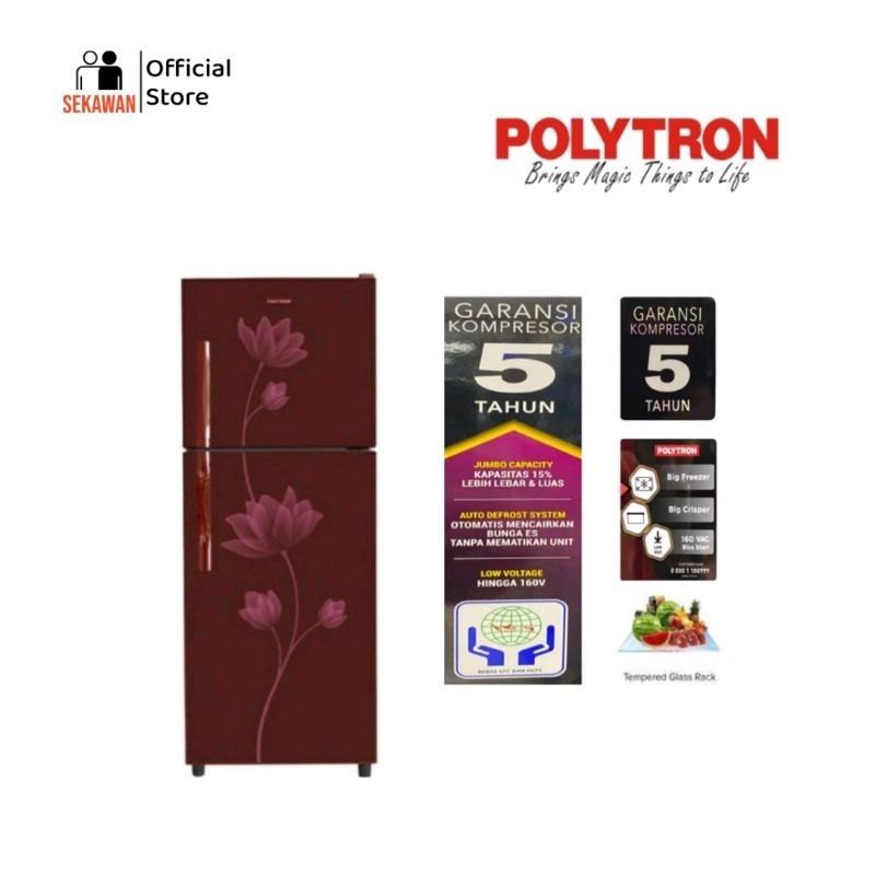 kulkas Polytron 2 pintu PRB 239