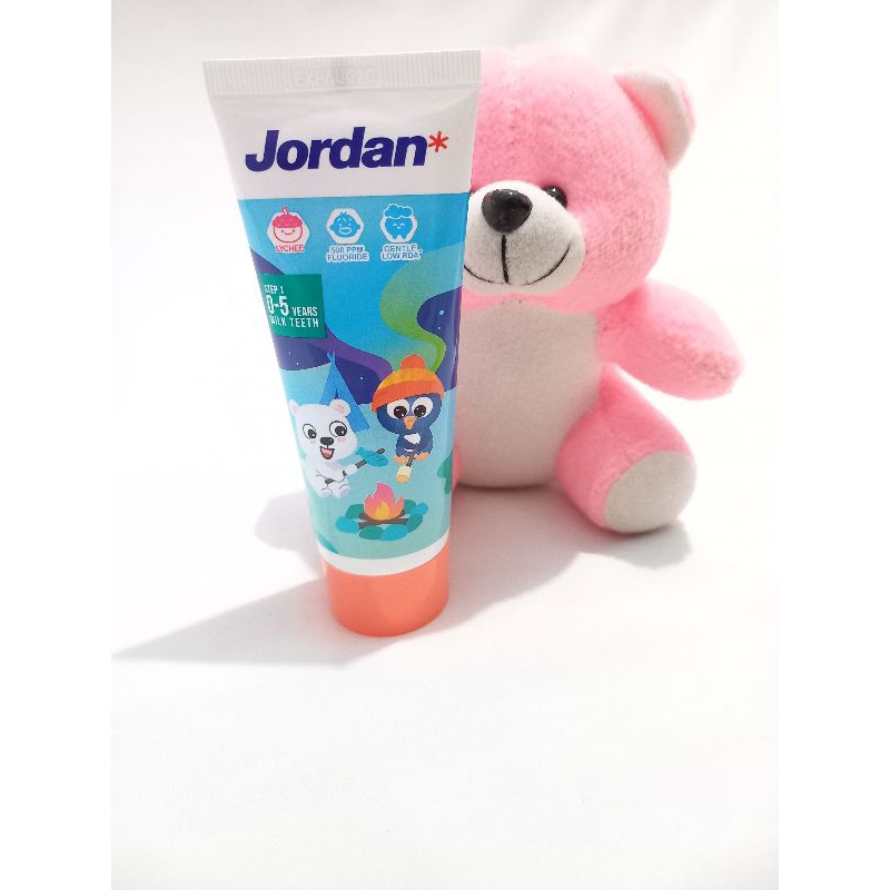 JORDAN* PASTA GIGI ANAK STEP 1 0-5 TAHUN