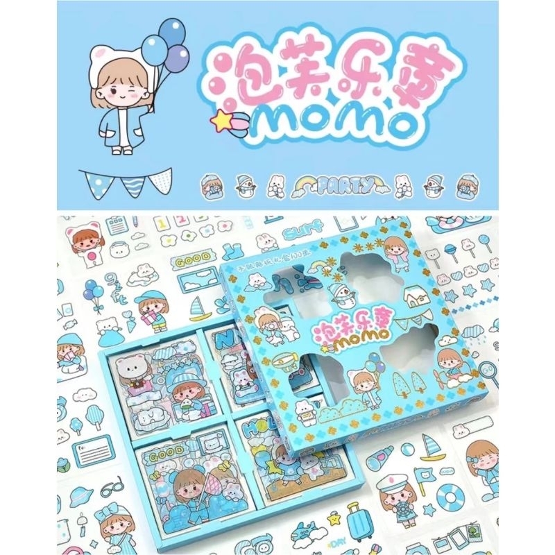 

Stiker Aesthetic Design DIY Sticker Aestethic Momo Motif Kartun