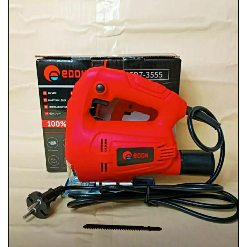 MESIN JIGSAW Edon ED7-3555 MESIN POTONG KAYU GERGAJI LISTRIK