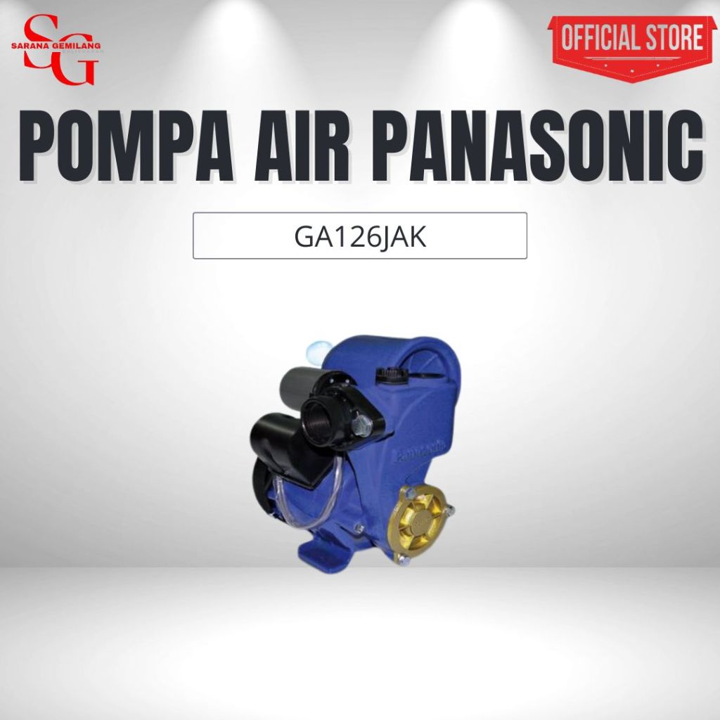 MESIN POMPA AIR GA126JAK/POMPA AIR PANASONIC GA-126JAK