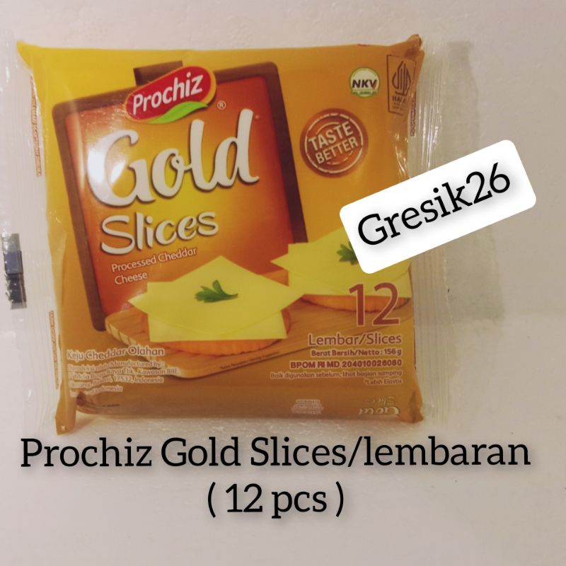 

Keju Prochiz Gold Slice - keju lembaran