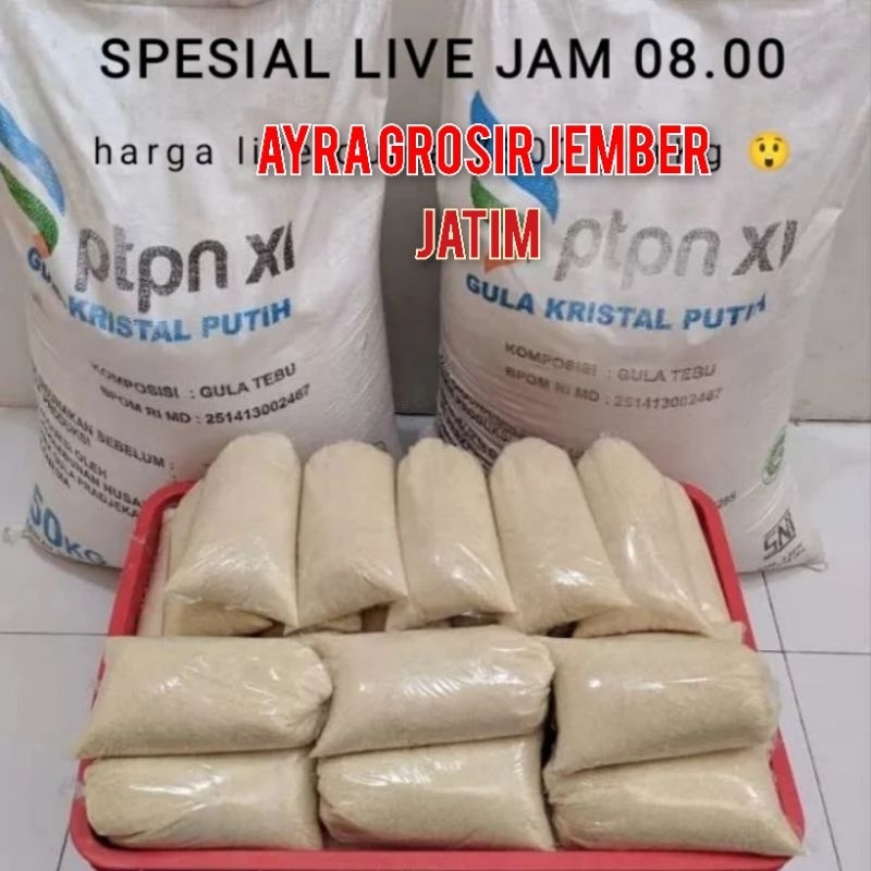 

GULA pasir LOKAL 1KG