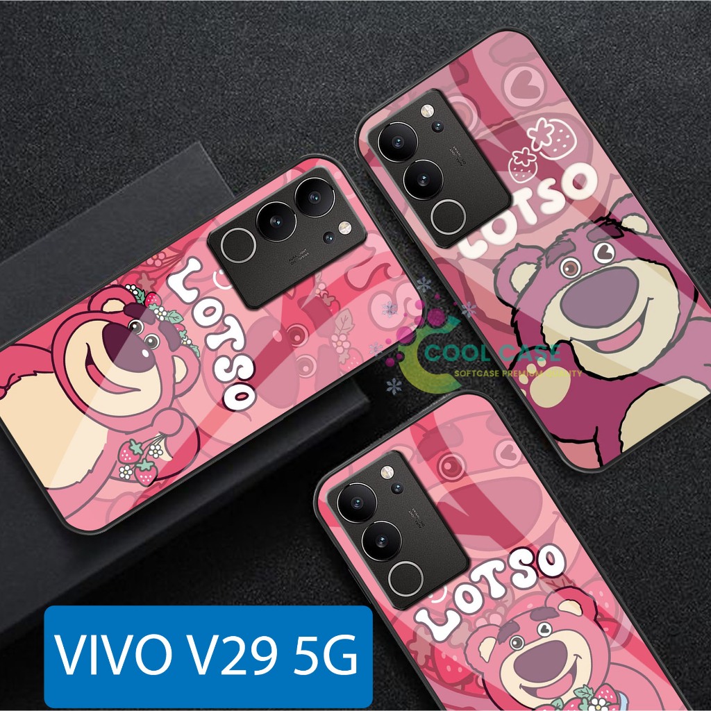 Softcase Kaca Case Vivo V29 5G Terbaru Motif Lotso [CK11]