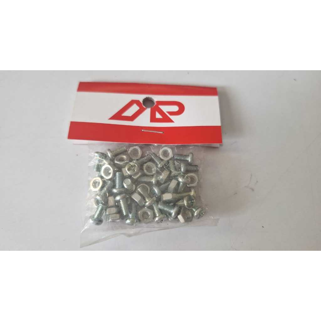 Baut Putih (3 x 5 mm/ 3 x 20 mm/ 3 x 50 mm/ 8 x 10 mm/ 13 x 50 mm/ 13 x 80 mm/ 13 x 90 mm)