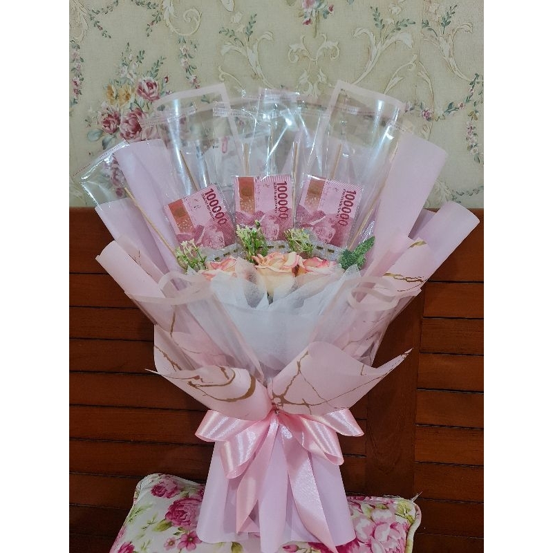 Buket Uang/Buket Barang FREE PACKING BOX