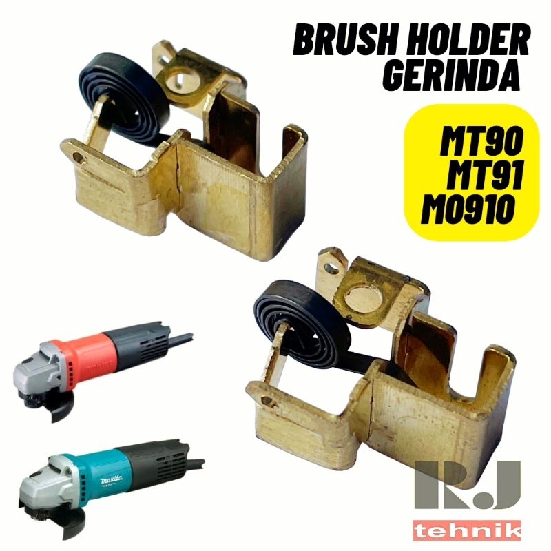 Maktec MT91 Brush Holder Gerinda MT 91 M0910 MT90 Rumah Carbon Brush CB Bostel Gerinda