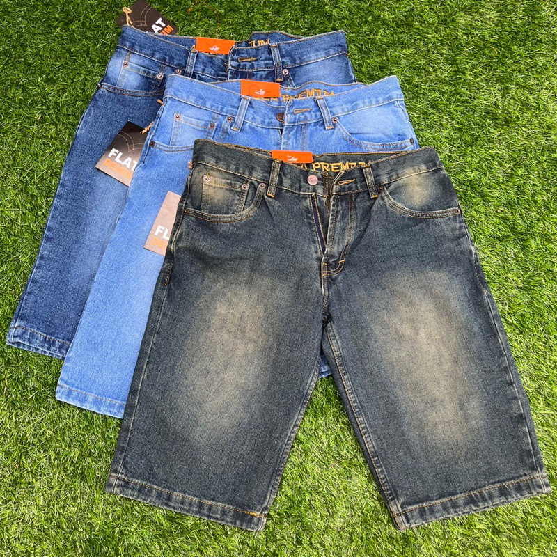 Celana Jeans Pendek Pria Premium Lea 606 Terbaru 2023 Size 28-33 Retro
