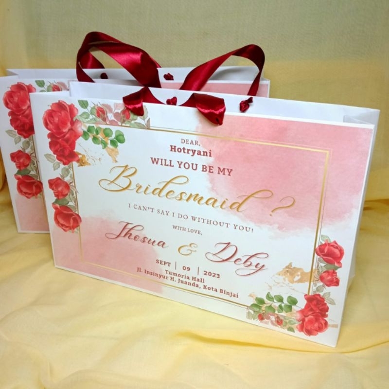 

PAPERBAG BRIDESMAID / PAPERBAGMURAH/PAPERBAGWARNA