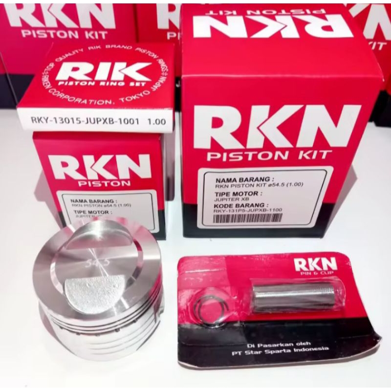 PISTON KIT SEHER SET RING BORE UP 130 CC PEN 13 YAMAHA JUPITER Z XB 53,5/54/54,5/55/55,5 MM VEGA ZR 