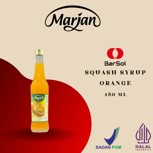 

Marjan Syrup Squash Orange (Jeruk) 450 Ml - Barsol Indonesia