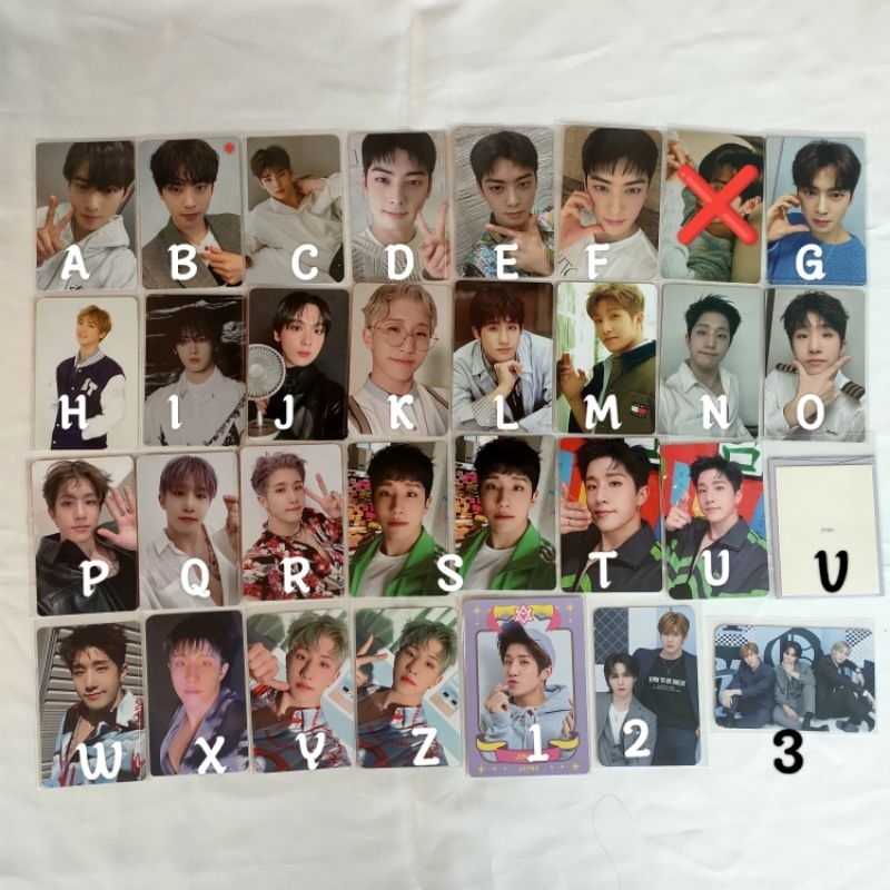 PHOTOCARD SANHA , JINJIN ASTRO / PHOTOCARD ASTRO OFFICIAL