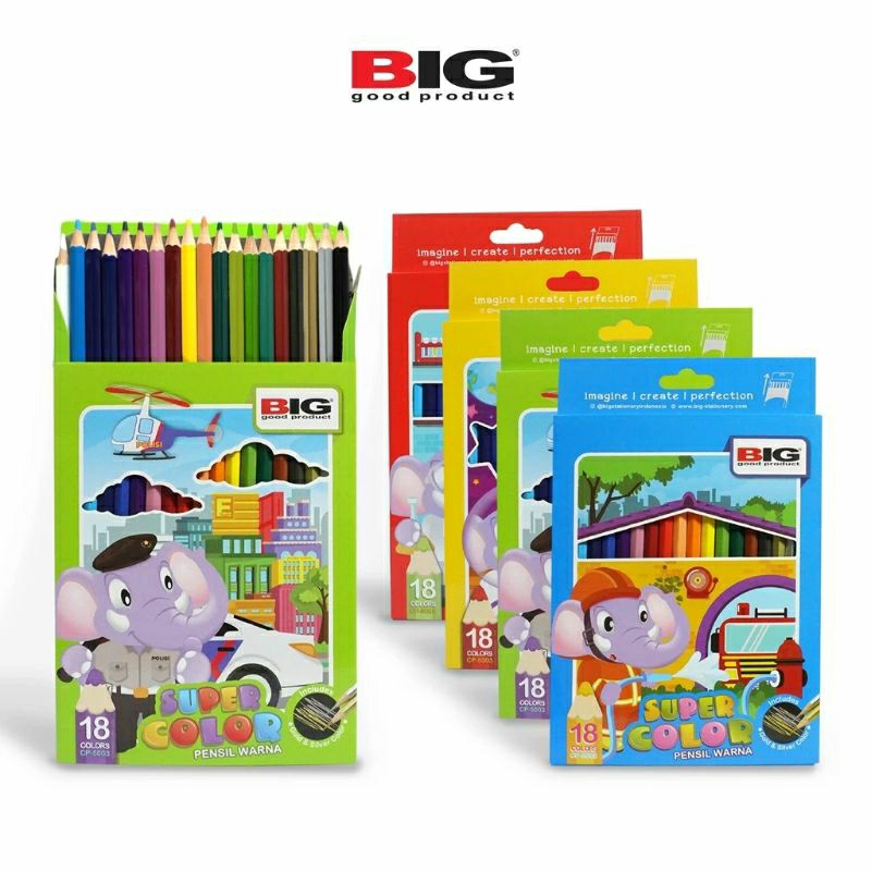 

Pensil Warna Super Color 18 Colors CP-5003 BIG GOOD PRODUCT