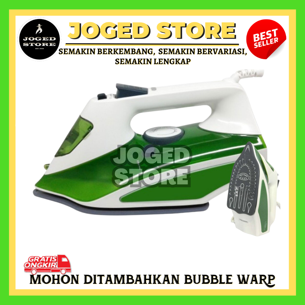MASPION SETRIKA UAP LISTRIK STEAM IRON HA-304 3 IN 1 | SETRIKA UAP MASPION | SETRIKA